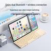 BOW Hangshi HD088F Dual-Mode Wireless Bluetooth Foldable Keyboard with Stand for Tablets & Phones