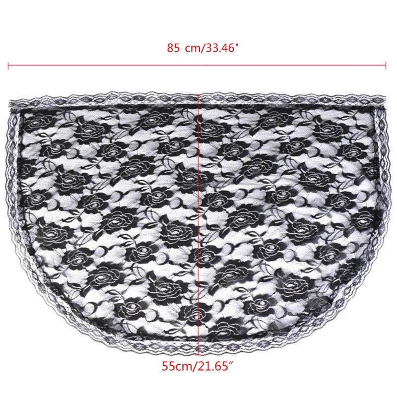 Spanischer Stil Spitze Traditionell Vintage Mantilla Schleier Lateinische Messe für Kopfbedeckung Schal für Katholische Kirche Kapelle