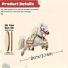 10/20/30Pcs 2D White Horse Wooden Decorations - Elegant Hanging Pendant for Christmas Tree Xmas Party Decor Best Giving Gift