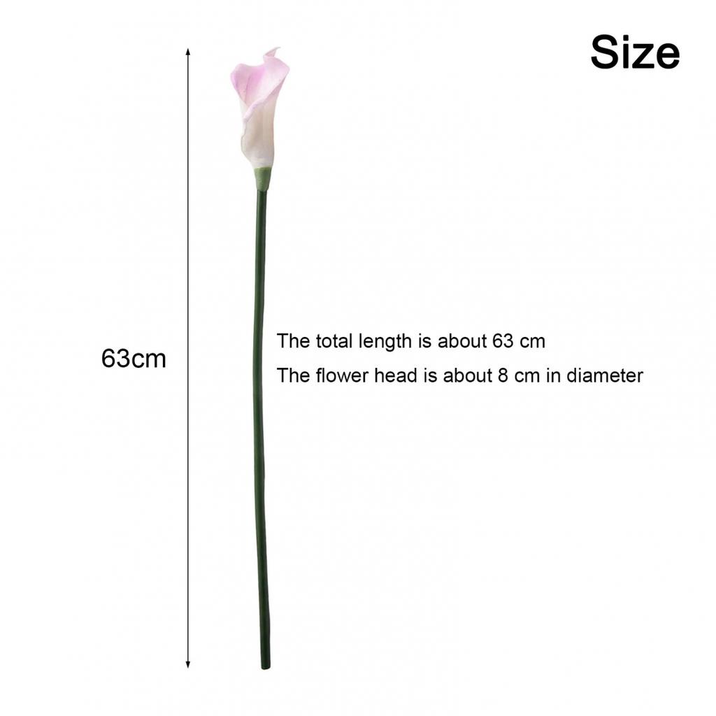 Artificial Calla Lilies Latex Calla Lily SNAIL GARDEN Lilies