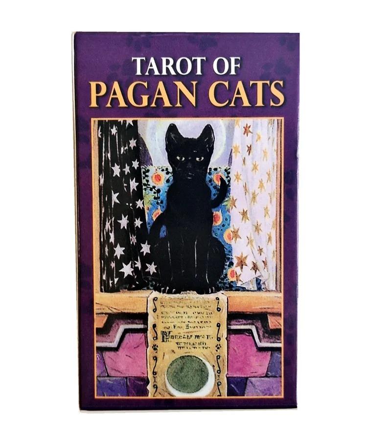 NEW Tarot of Pagan Cats Full English Family Party Board Game Oracle Cards Astrology Divination Fate Card 78 Cards Deck