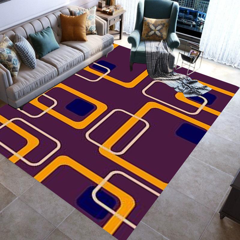 Geometric Modern Rugs Area Carpet Non-slip Floor Mat Door Family Bedroom Carpet Indoor Children's Play Throwing Yoga Mats