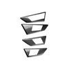 For Mercedes Benz GLK X204 2013-2015 Car Door Handle Panel Frame Protect Cover Carbon Fiber Pattern Interior Accessories Sticker