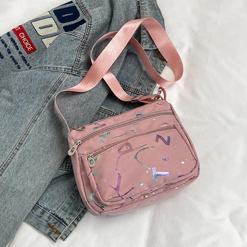 Fashionable Casual Crossbody Shoulder Bag With Soft Canvas Material For Women