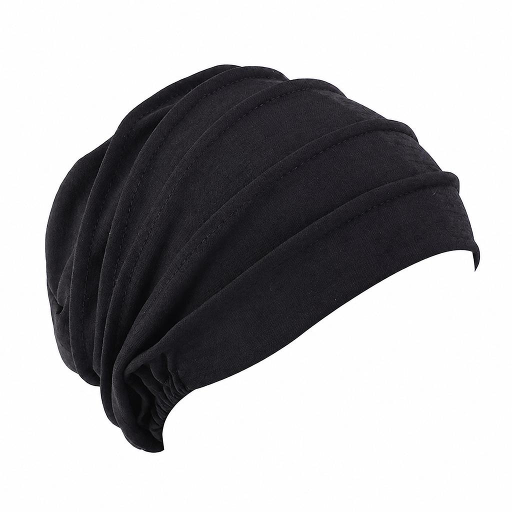 New Thickened Stretch Cotton Pullover Cap, Chemotherapy Cap, Louver Hat TJM-Elegant