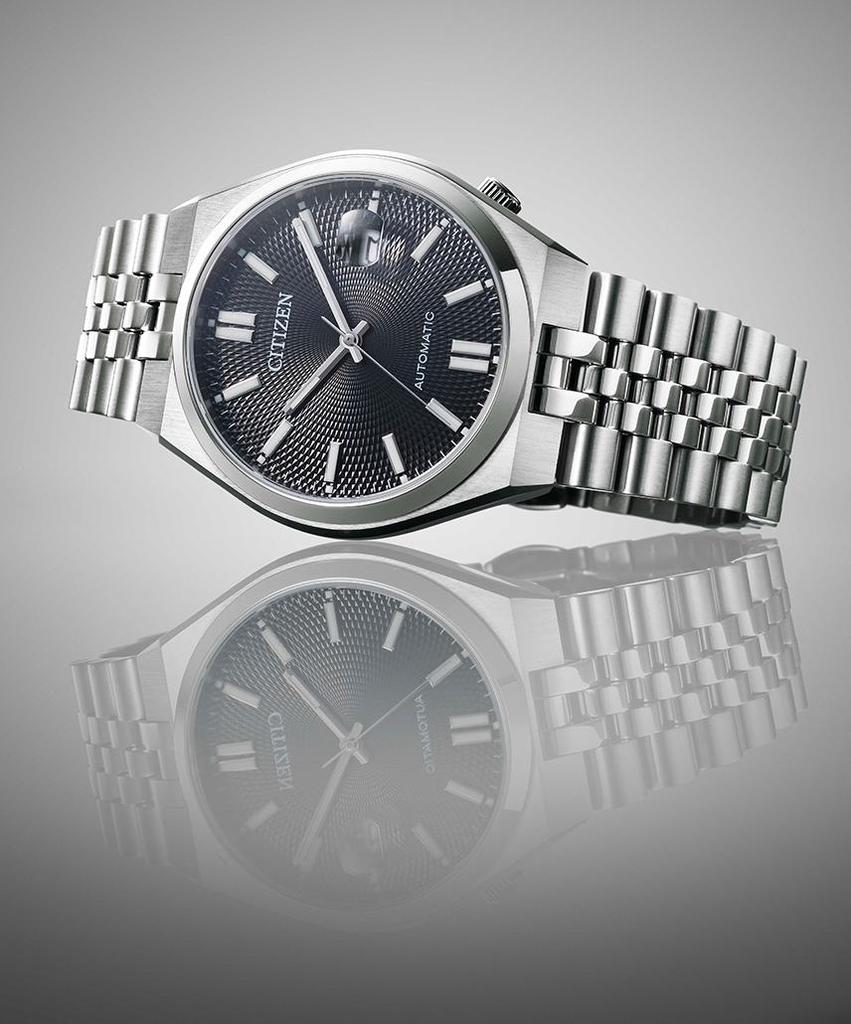 CITIZEN Tsuyosa Automatic 60 Hours Power Reserve SS Men’s Watch NK0020-55E