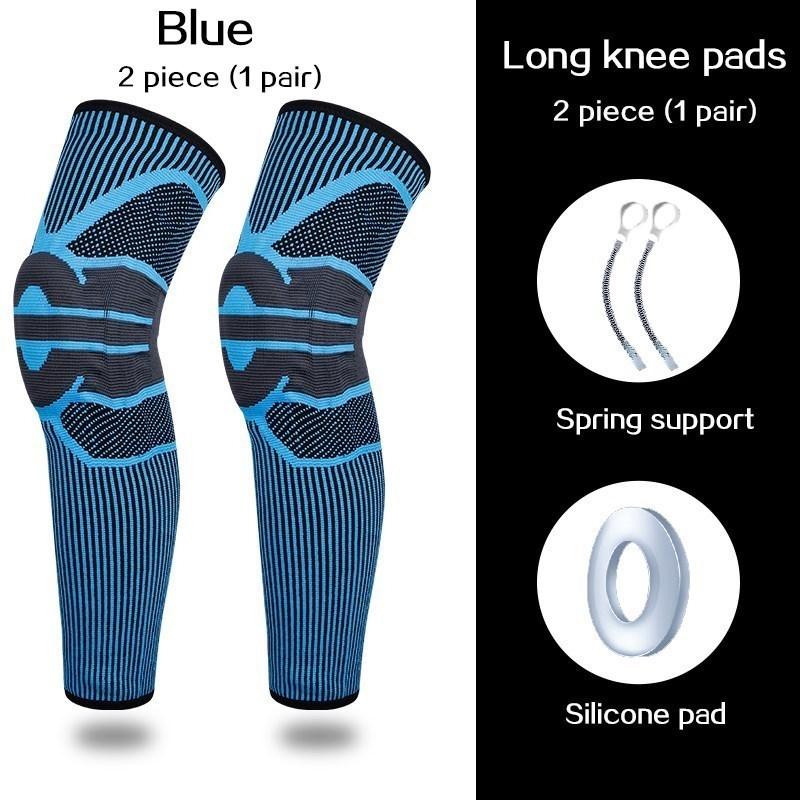 

2 шт., эластичная силиконовая подкладка для баскетбола, наколенник, поддержка коленной чашечки, наколенник, снаряжение для фитнеса, волейбольная спортивная защита XXL