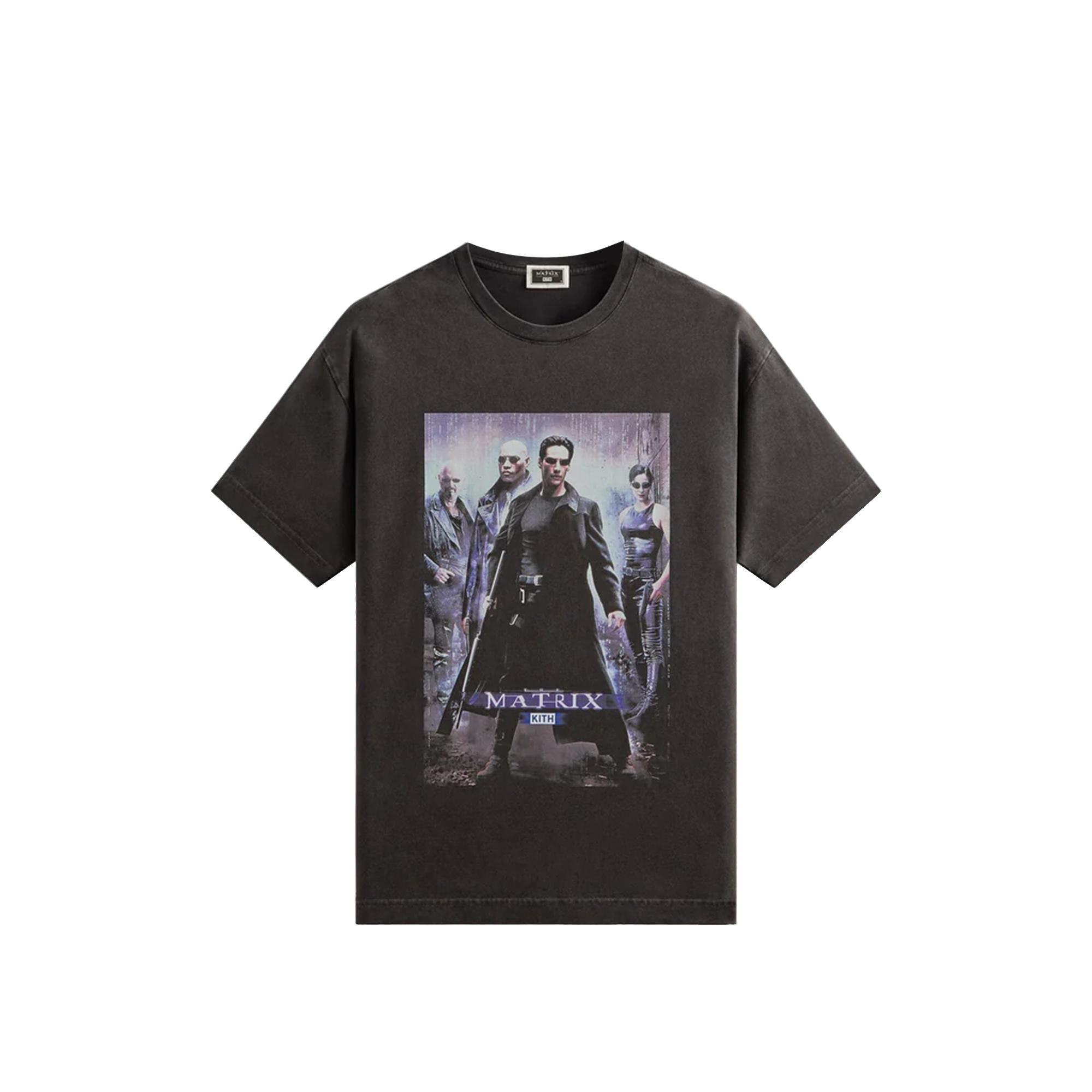 

Kith For The Matrix Poster Vintage Tee Black Unisex Tops KHM035050-001 XL