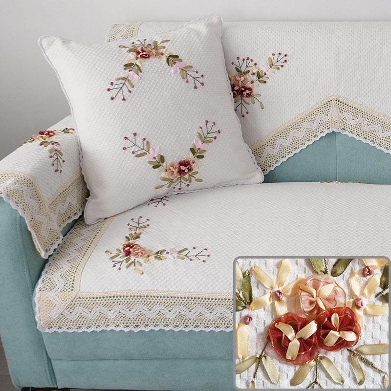 

Чехол Ткань Спинка Пасторальная Ткань Круглый Год Нейтральный Белый Минималистичный Чехол для Одноместного Дивана Чехол для Подушки Дивана Полотенце Чехол для Дивана Milky White Rhododendron Hand towel 75*55