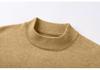 Men's High Neck Wool Sweater - Warm, Versatile Knitwear for Autumn & Winter