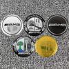 4Pcs Car Emblem Wheel Hub Center Cap Sticker Rim Badge Cover For Benz AMG W203 W221 W222 Smart Brabus Carlsson GLE E Class A180