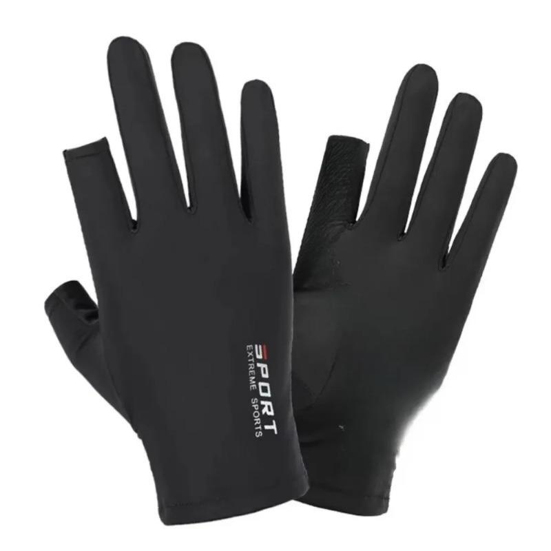 Outdoor Sports Fishing Gloves, Touch Screen, Thin UV Protection Equipment, Motorcycle Racing, Breathable, Comfortable Practical
