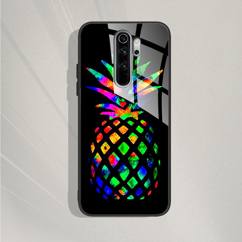 For Xiaomi Redmi Note 8 Pro Case Tempered Glass Pattern Silicone Cover Phone Cases For Redmi Note 8 Note8 Note 8T 8 t Fundas