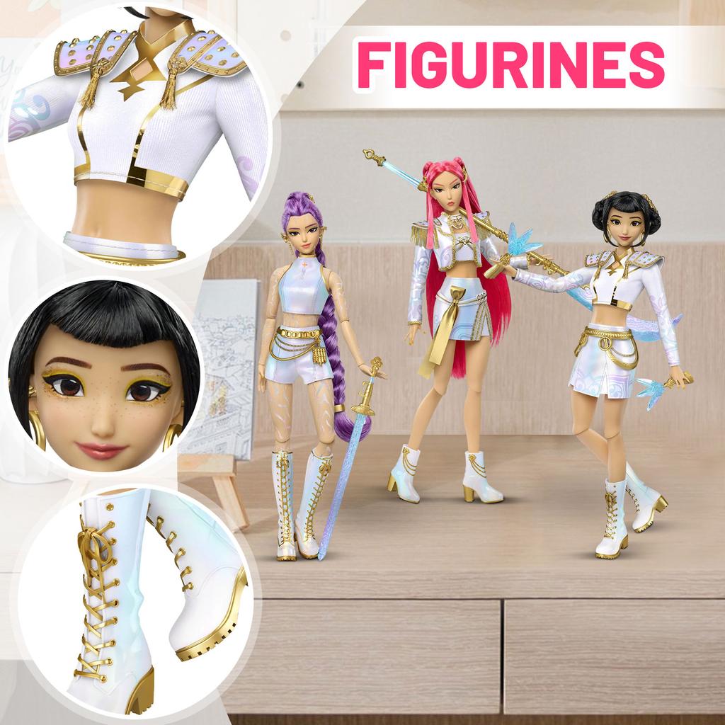 Cute Cartoon PVC Action Figures Set - 3 Unique Character Collectibles With Exquisite Ideal For Display & Collection