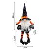 2025 Halloween Long Legs with Broom Dwarf Doll Creative Faceless Doll Home Decoration Desktop Ornaments