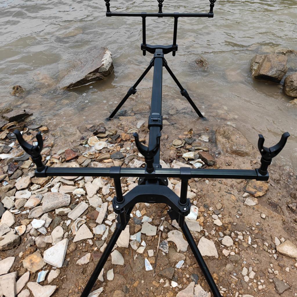 Fishing Rod Rest Head Plastic Bracket Head Fishing Gripper Rest Connect for Carp Fishing Rod Support Easy Install