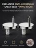 Universal Toilet Seat Bumpers Replacement Parts Connector Hinges Hardware Kit Fixing Accessories Bathroom Repair Fittings