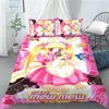 Kawaii Gilrs Anime Tokyo Mew Mew Bedding Set Boys Girls Twin Queen King Size Duvet Cover Pillowcase Bed Boys Adult Home Textiles