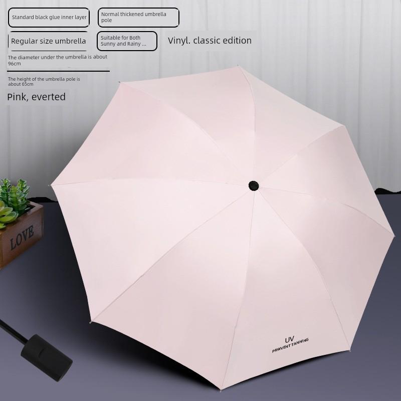 Fully Automatic Large Umbrella for Men and Women, Dual-Use for Sun and Rain, Sunshade Umbrella, Uv Protection, with Logo Printing