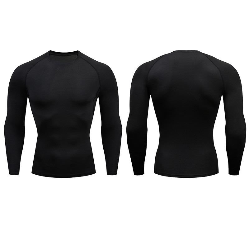 Sports Quick Drying Fitness Suit Men's Shirt Fitness Tight Long Sleeved Sportswear