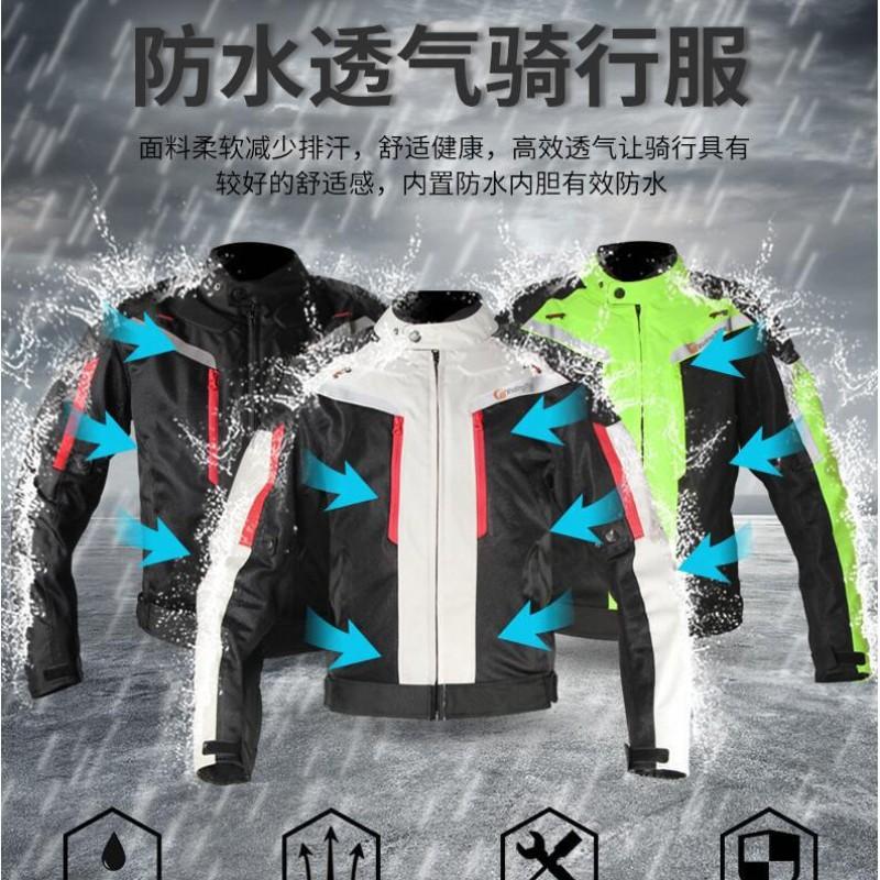 Winter Motorrad-Fahranzug Herren Damen Wasserdicht Sturzfest Thermisch Schutzbekleidung Set Oxford Stoff