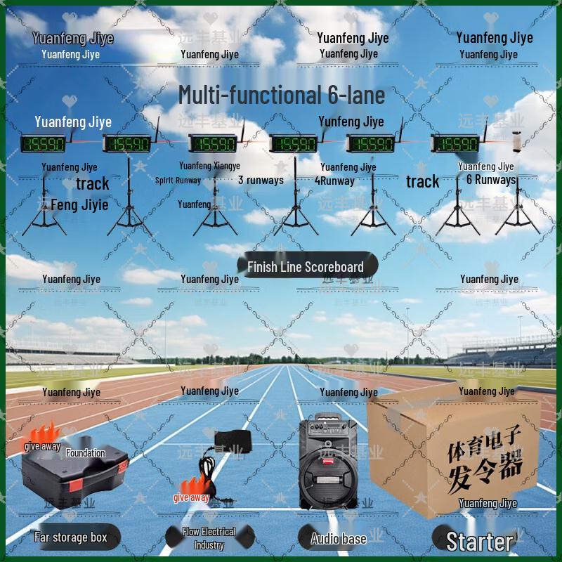 Multifunction Wireless Infrared Sports Timer