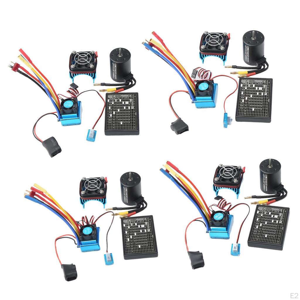 3650 4300KV Brushless Motor ESC Combo :8 1:10 RC Car