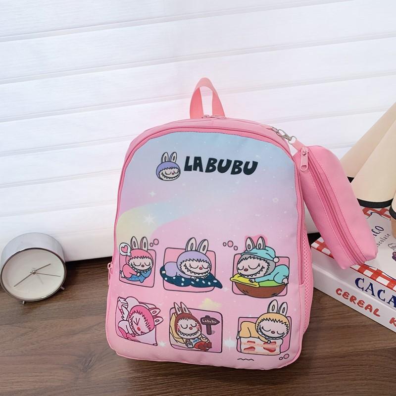 Children'S Backpack Cartoon Anime Cute Printed Boys And Girls Backpack Large Capacity Kindergarten Student School Bag