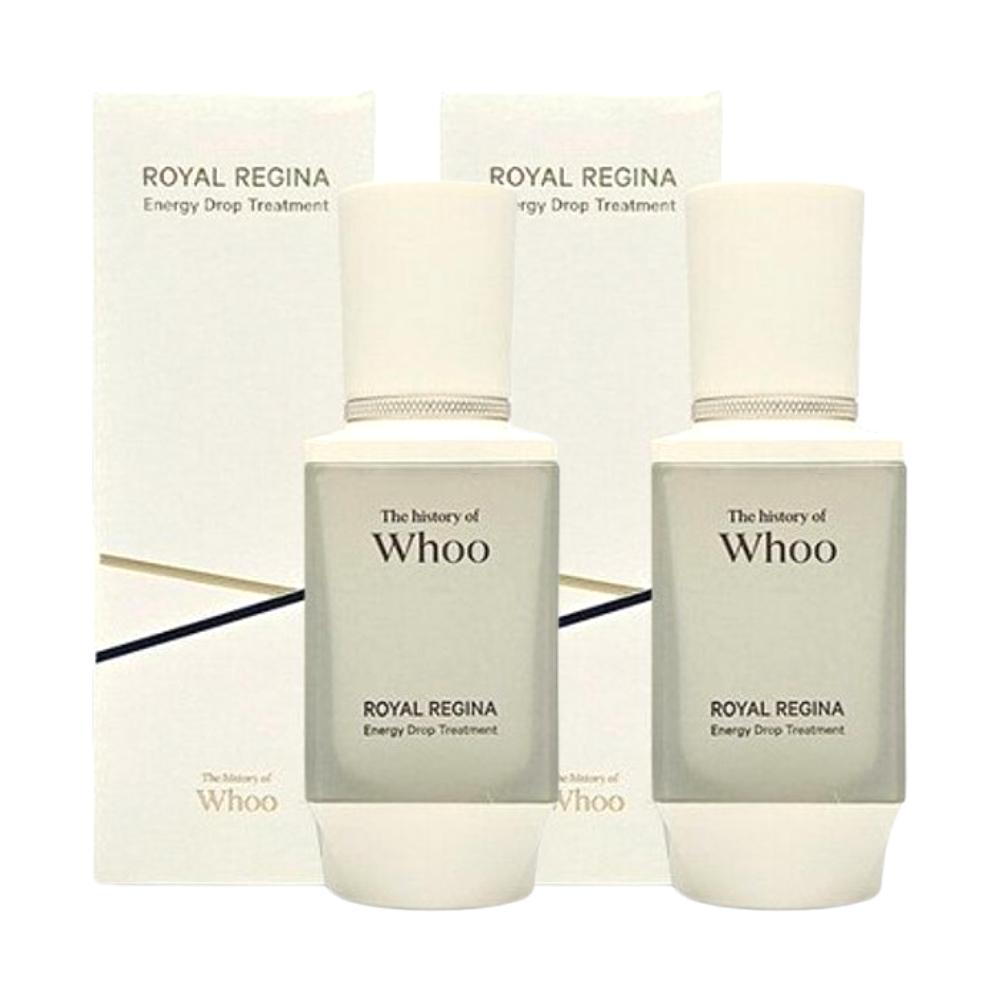

The History of Whoo Royal Regina Energy Drop Treatment 75 мл Корейская травяная антивозрастная и питательная эссенция Омолаживающая и увлажняющая K-Beauty уходовая косметика 75ml 2ea