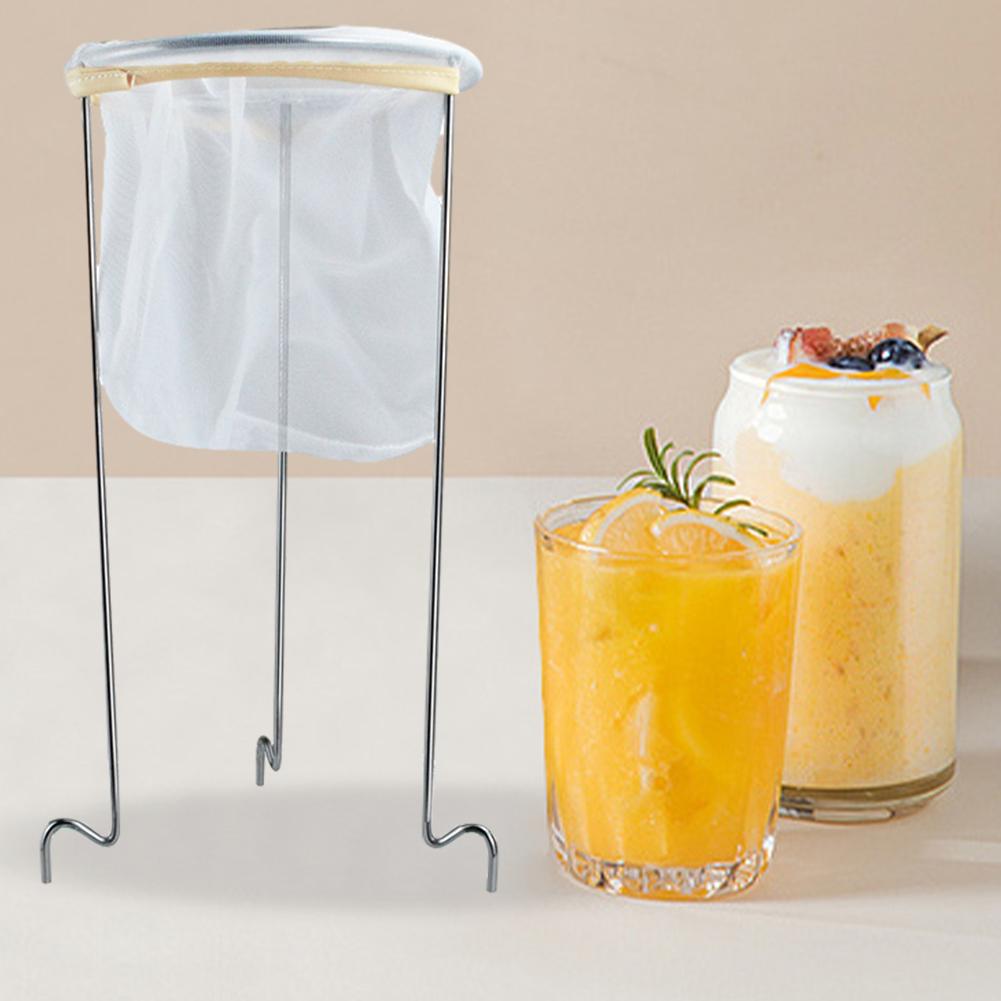 Household Jelly Strainer Stand Reusable Jam Strainer Sieve Stand Kit Versatile Metal for Jellies Conserves Fruit Soups