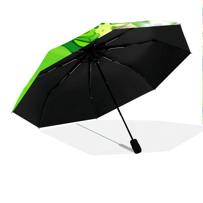 Ben 10  pattern, automatic folding umbrella, portable and foldable design, 8 ribs, a Christmas or birthday gift.