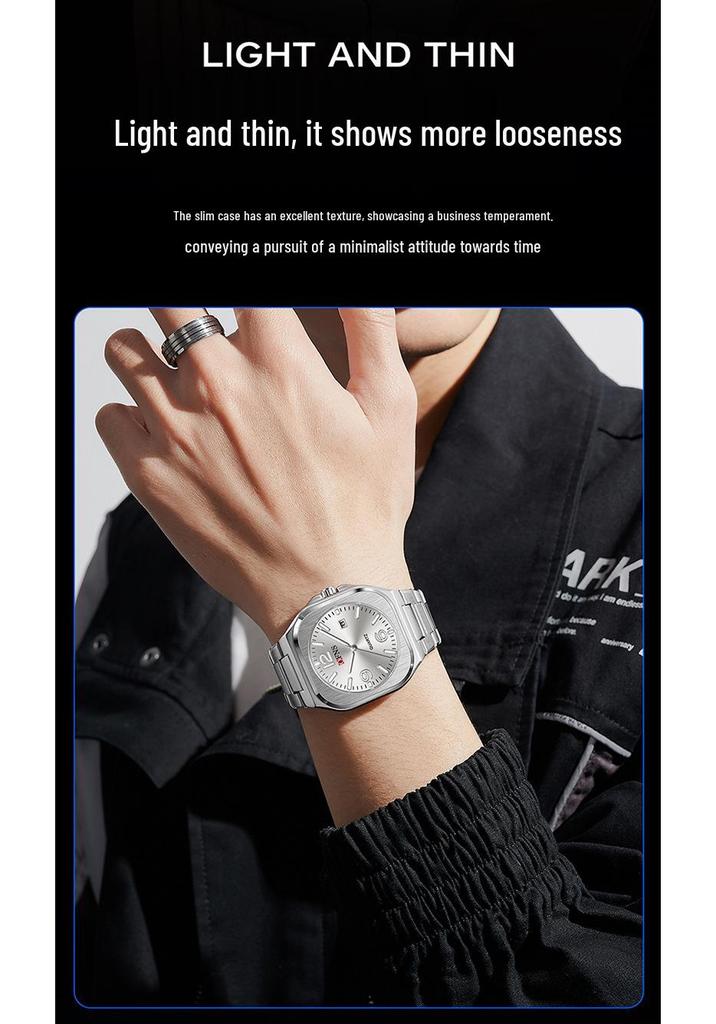 Ofns Men's Waterproof Business Watch, Bestseller, Square/Round Dial, Classic Single Calendar