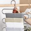 5 Layers Multi-Functional Clothes Hangers Non-Slip Pant Storage Rack Cloth Rack With Multiple Functions For Hanging And Storage