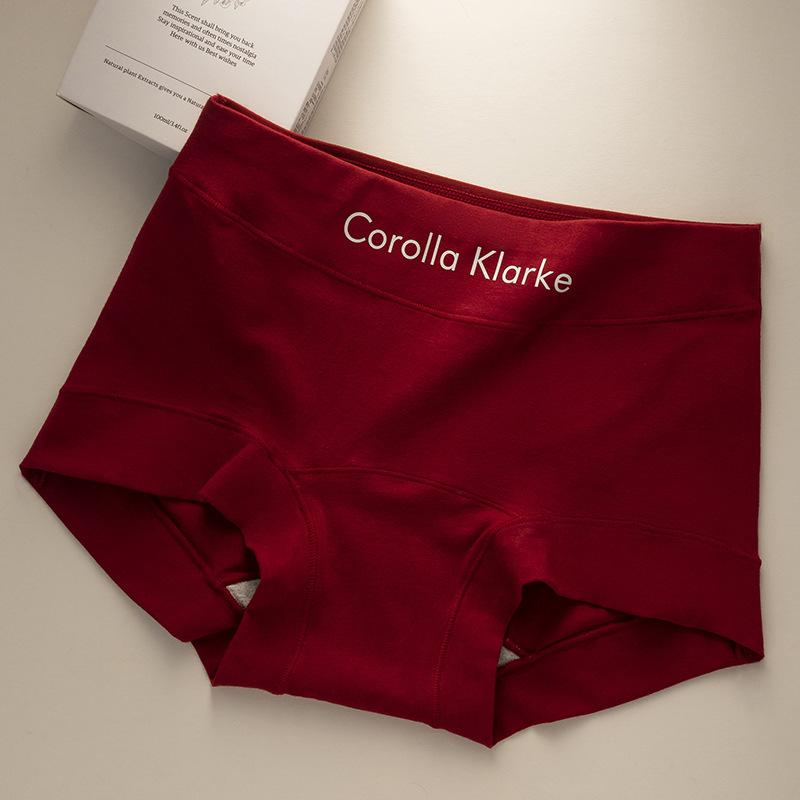 Women's Spring and Autumn New Pure Cotton 7A Antibacterial Abdominal and Hip Lifting High Waisted Briefs