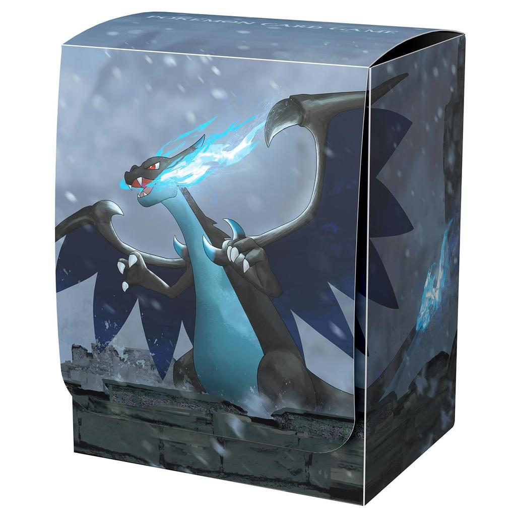 Centrum Oryginalna Talia Kart do Gry Mega Charizard X Pokémon Etui na Pokémony (Starożytny zamek)