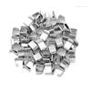 50Pcs Stable Christmas Light Clips Metal Gutter Hangers  Home Party Decoration