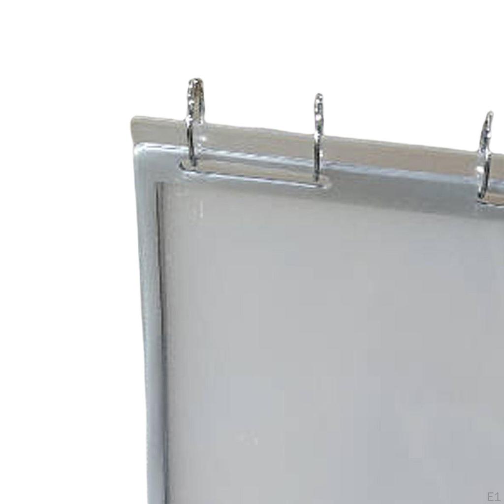 Flip Desktop Card Menu Display Stand with Base 12 Sides Vertical Sign Holder Multi Page