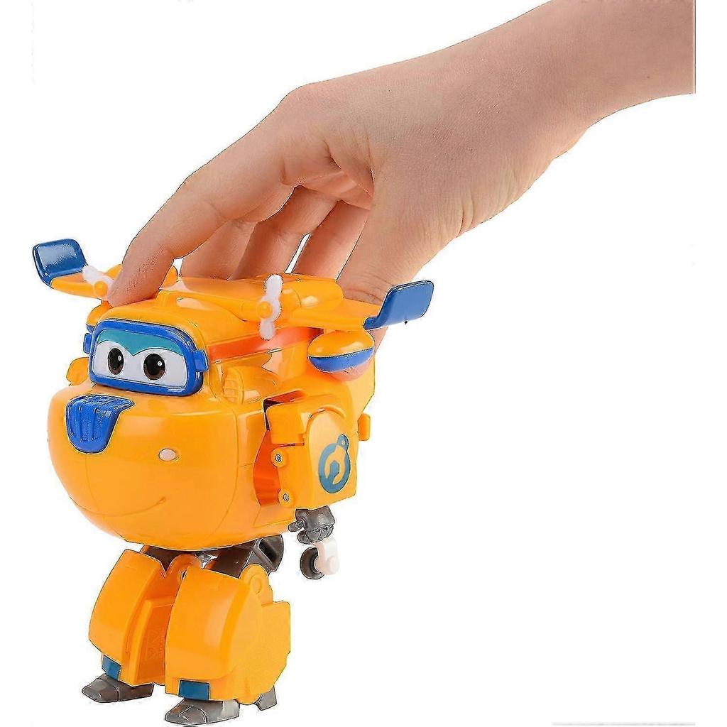 2025 Super Wings Donnie 5' Transforming Character Easy Transformation Preschool Kids Gift Toys