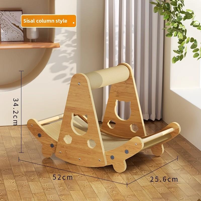 Cat Scratching Board Wear-resistant and Non-crumbling Cat Claw Board Cat Corrugated Cat Nest Villa Four-season Universal Claw Grinding Carton House