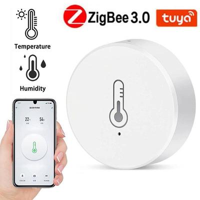 Tuya ZigBee Smart αισθητήρας θερμοκρασίας και υγρασίας σπιτιού Εσωτερικό θερμόμετρο Υγρόμετρο Έξυπνη ζωή στο σπίτι