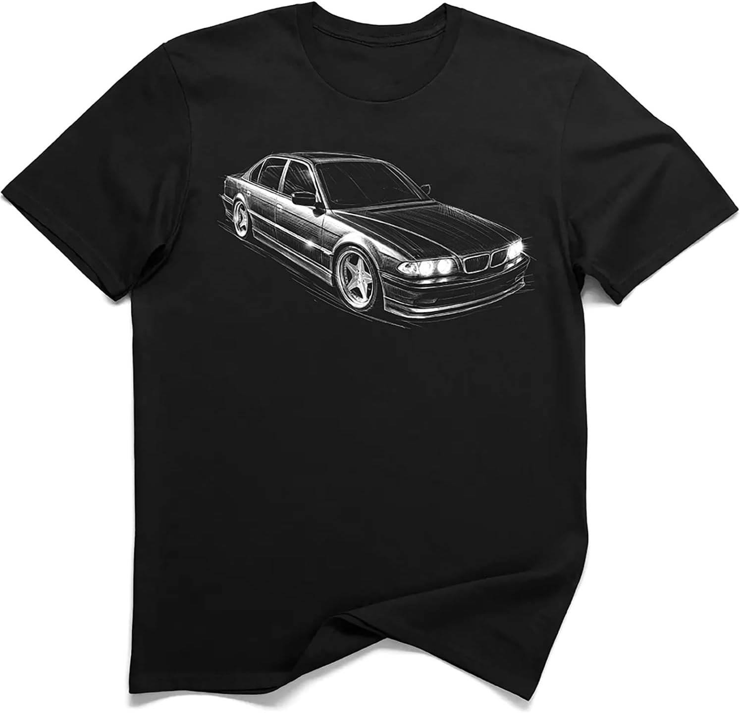 

Bimmer E38 740iL 2000 Luxury V8 Sedan Retro Executive Car Tee 5XL різнокольоровий