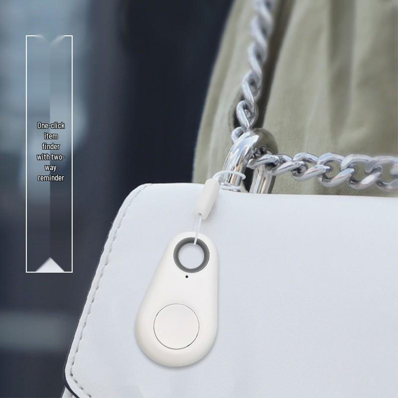 Localisateur bidirectionnel intelligent Bluetooth en forme de goutte d'eau pour animaux de compagnie et enfants