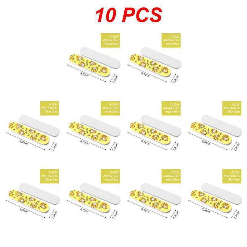 Cute Cartoon Mini Nail Files Portable Multi-functional Nail Polishing File Nail Shop Professional Durable Precise Manicure Tools