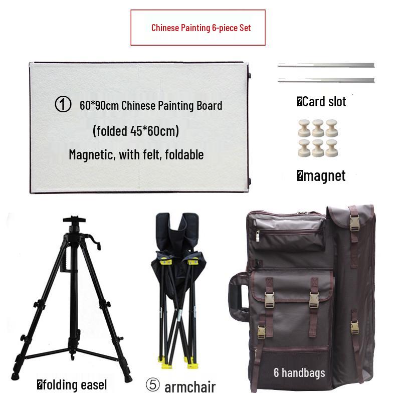 4K Rainproof Multifunctional Sketch Bag for A2 Boards - Coffee