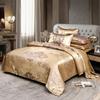 Wedding Bedding European Jacquard Quilt Cover Three-Piece Set, American, Holy Buddha,