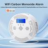 Portable Carbon Monoxide Detector Tuya WiFi Smart Carbon Monoxide Alarm Suitable for Homes, Offices, Etc.