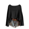 Women's Fashion Long Sleeve Christmas Snowman Snowflake Print Jacket Cardigan