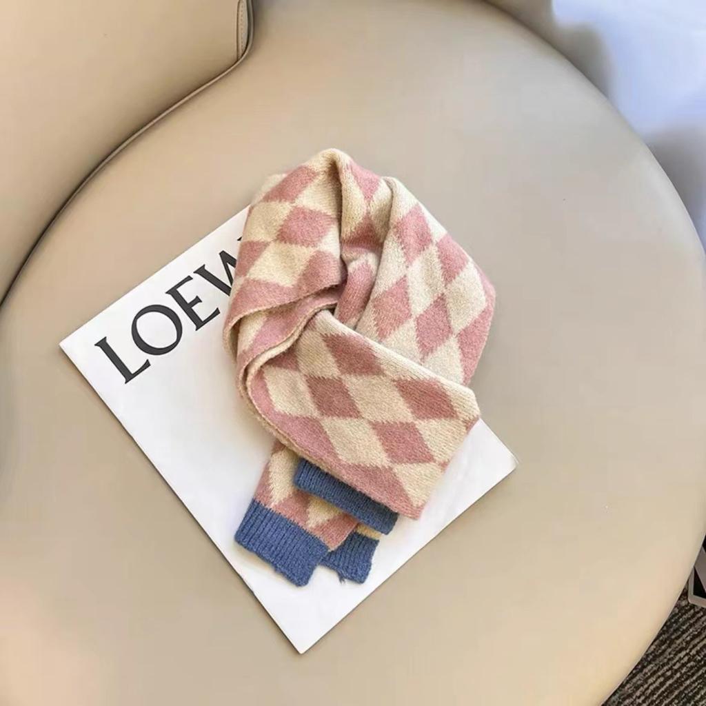 Winter Warm Kids Scarf Cartoon Unicorn Dinosaur Design Soft Cotton Neck Wrap Cozy Thermal Scarf For Children School Outdoor