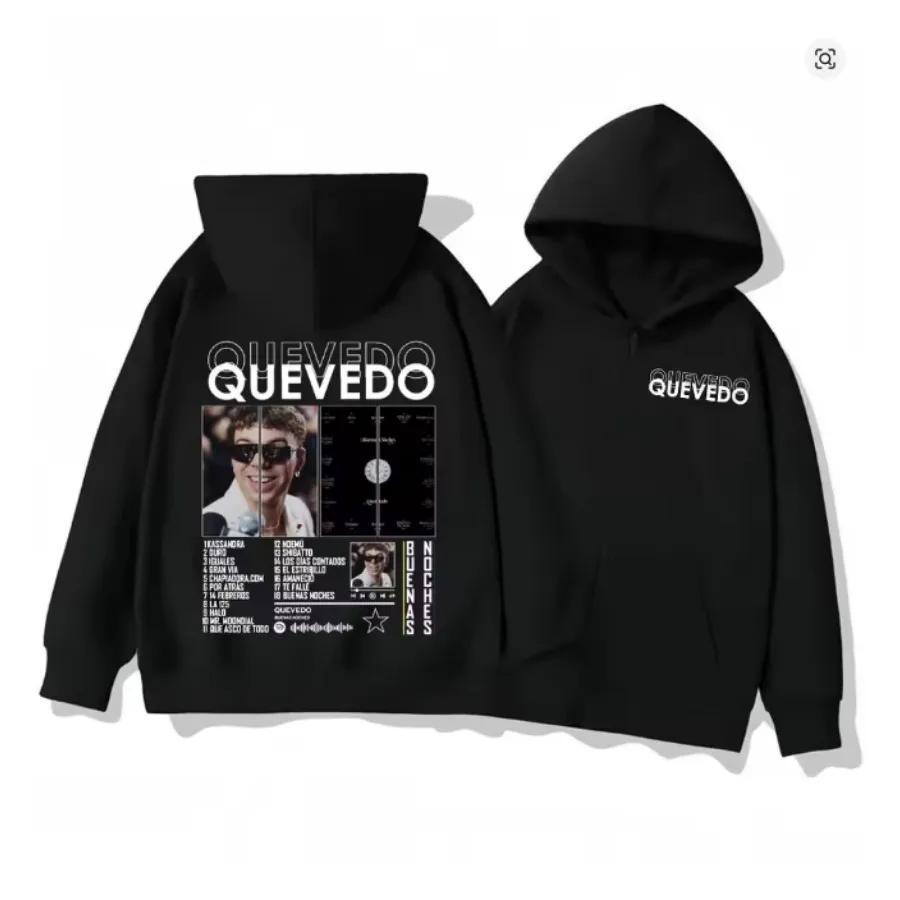 Rapper Quevedo EL BAIFO 2026 Album Merch Oversized Women/Men Hoodie Sweatshirt Streetwear Hip Hop Pullover Hooded Jacket232