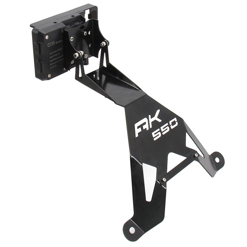 New motorcycle Front Phone Stand Holder Smartphone Phone FOR KYMCO AK 550 AK550 ak550 GPS Navigaton Plate Bracket USB charging